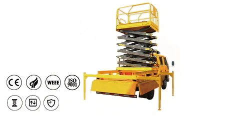 Vehicle-mounted Mobile Scissor Lift Platform