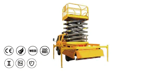 Vehicle-mounted Mobile Scissor Lift Platform