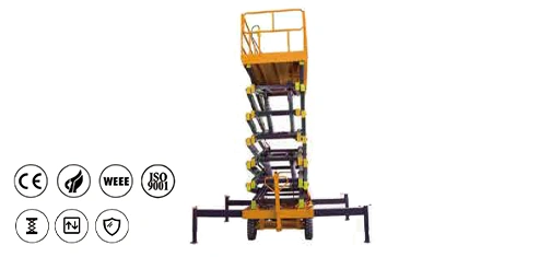Electric Traction Mobile Scissor Lift Platform