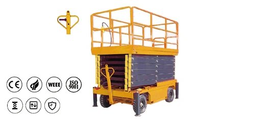 Electric Traction Mobile Scissor Lift Platform