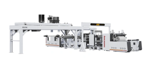 Single-sided Extrusion Coating And Lamination Unit For Non-woven Substrates